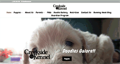 Desktop Screenshot of creeksidedoodles.com